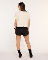 Womens Pit Shorts | Black