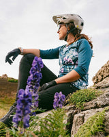 Womens 3/4 Sleeve Jersey | Wild Orchid